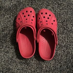 Red Crocs. Size 8